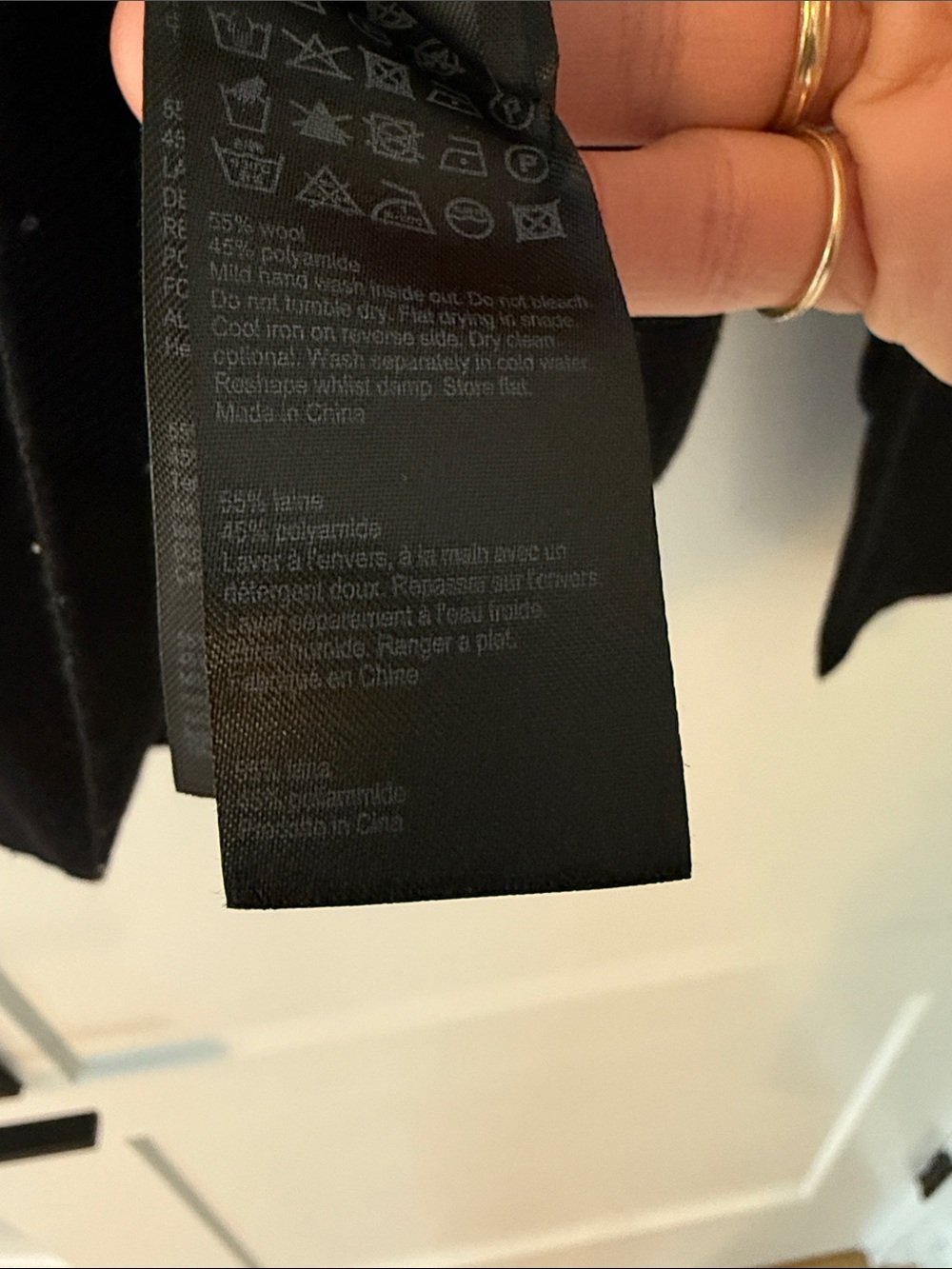 All Saints Black Half-Zip Sweater - Picture 4 of 10